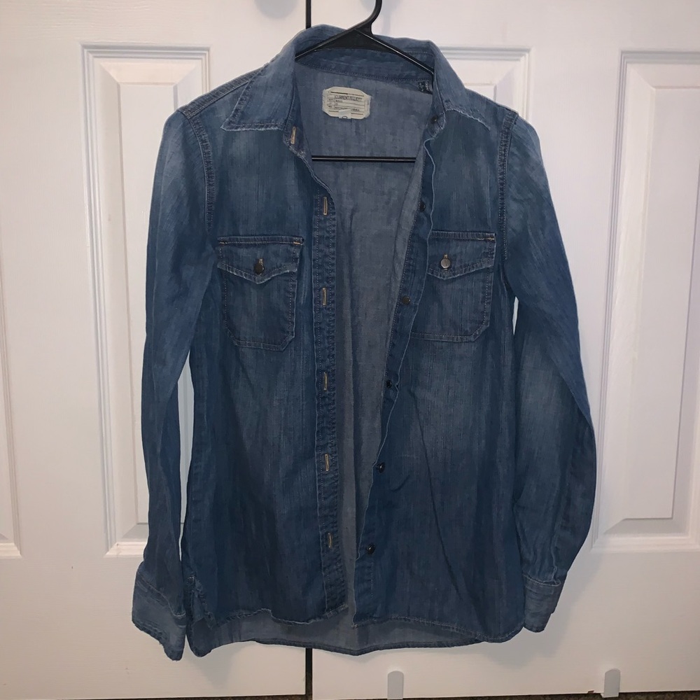 Current/Elliott Denim Button Up